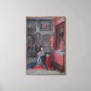 Toile Frontispice des 'heures de Louis