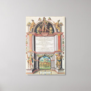 Toile Frontispice 'Narratio brevis