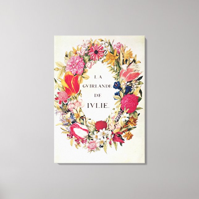 Toile Frontispiece de 'La Guirlande de Julie', c.1642 (Recto)