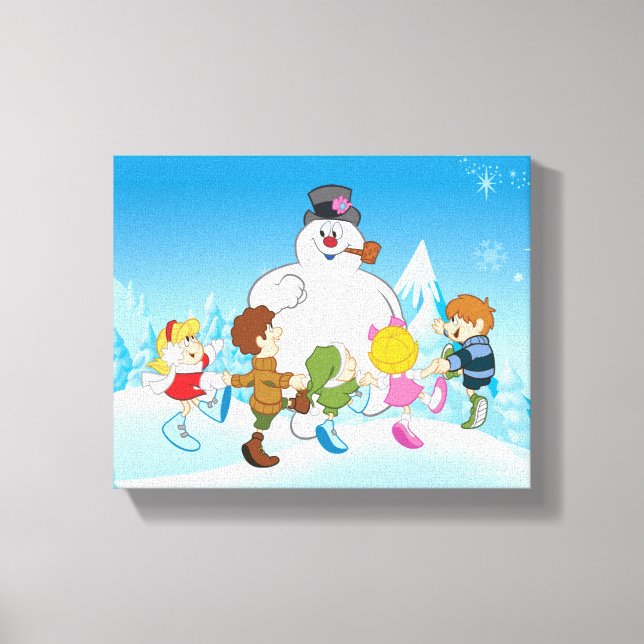 Toile Frosty Snowman™ hiver (Recto)
