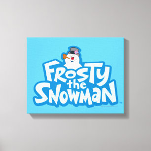 Toile Frosty the Snowman™ Logo empilé gelé