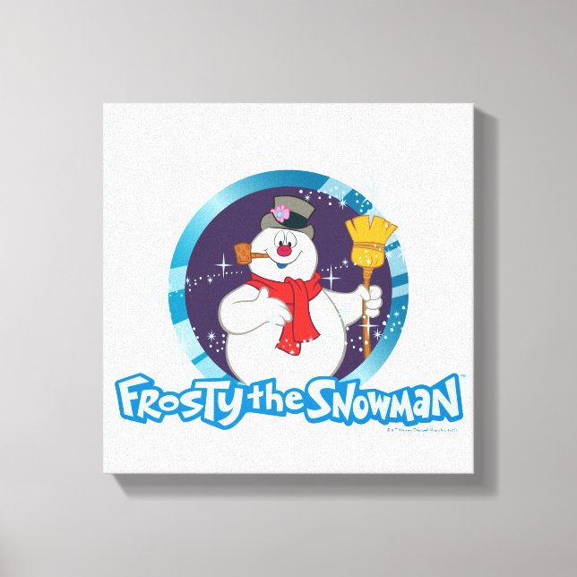 Toile Frosty the Snowman™ | Portrait magique Frosty (Recto)