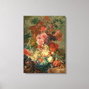 Toile Fruit Piece - Jan vont Huysum (1722)