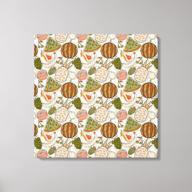 Toile Fruit seamless pattern | Fruit surface pattern 54 (Recto)