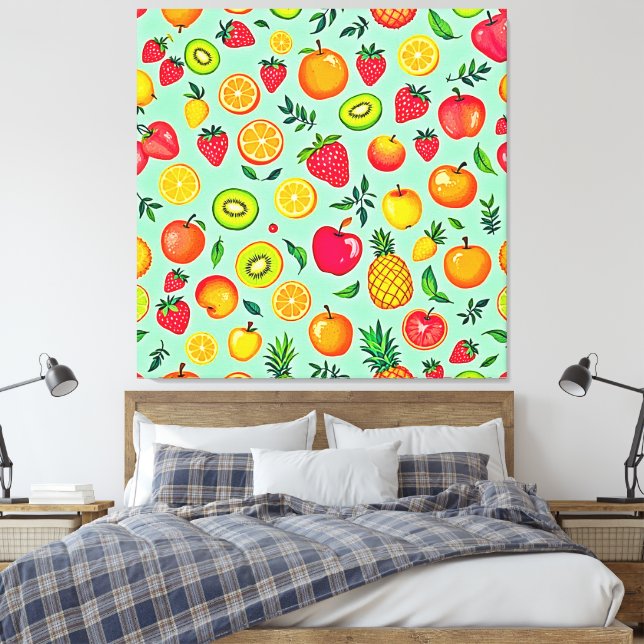 Toile Fruits d'été Conception transparente (Insitu(Chambre))