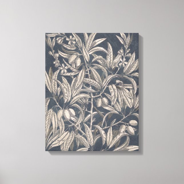 Toile Fruits vintages et fleurs I (Recto)