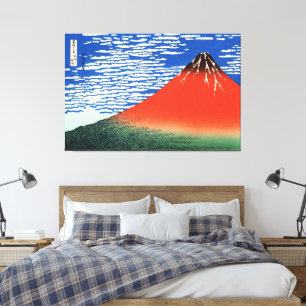 Toile Fuji Hokusai Ukiyo-e Art japonais