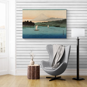 Toile Fukeiga 4 - Ukiyo-e Japonais Vintage