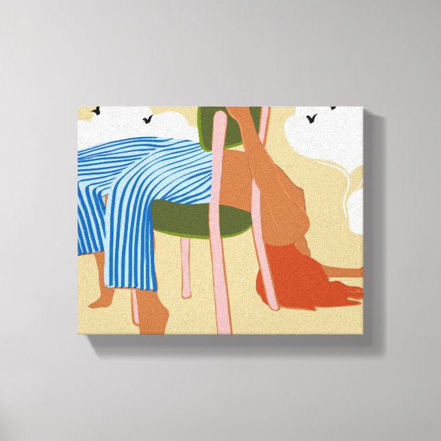 Toile Fumer et faire des nuages (Recto)