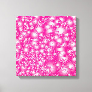 Toile Fun PINK Abstrait Encre Super motif