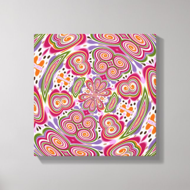 Toile Funky Fungus: Psilocybe Cubensis (Recto)