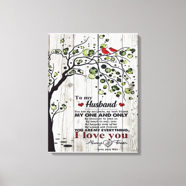 Toile Funny Quotes to Husband | Present for Husband | (Recto)