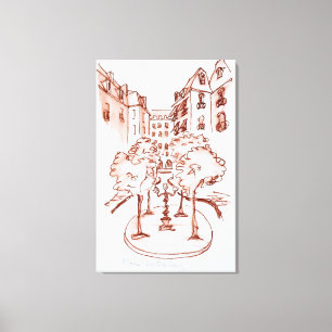 Toile Furstenberg, église Saint-Germain-des-Prés, Paris
