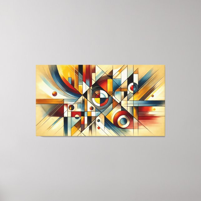 Toile Fusion Abstraite – Édition Limitée d'Art (Recto)