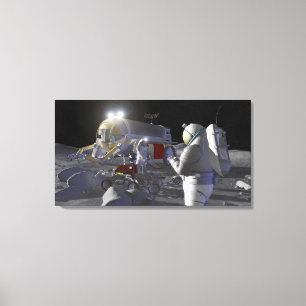 Toile Futures missions 11 d'exploration d'espace