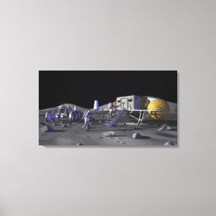Toile Futures missions 3 d'exploration d'espace