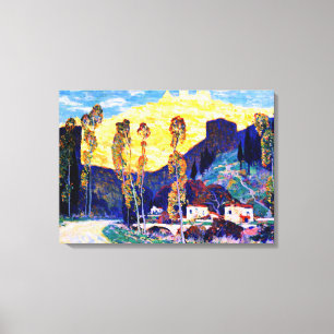 Toile Gagnon - Soir, Sienne - peinture célèbre