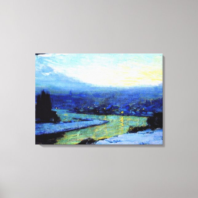 Toile Gagnon - Twilight, peinture fine art (Recto)
