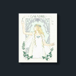 Toile Galadriel Light of Valinor Graphic<br><div class="desc">Step into the radiant grace of Middle-Earth™ with this exquisite Lord of the Rings™ design inspired by Galadriel™. Illustrated in an elegant, Art Nouveau–inspired style, she stands poised and luminous, holding a phial of the Light of Valinor with serene strength and quiet authority. Flowing golden hair, delicate Elven adornments, and...</div>