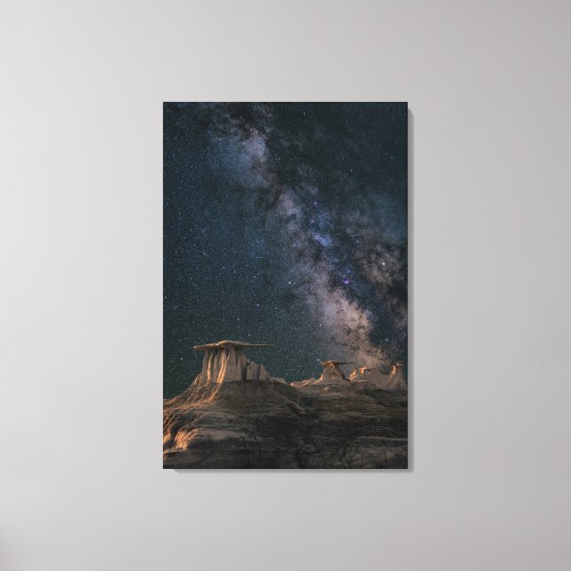 Toile Galaxie colorée (Recto)