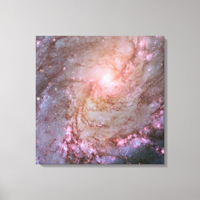 Toile Galaxie Spirale M83, Ablaze Avec Formation Star. (Recto)