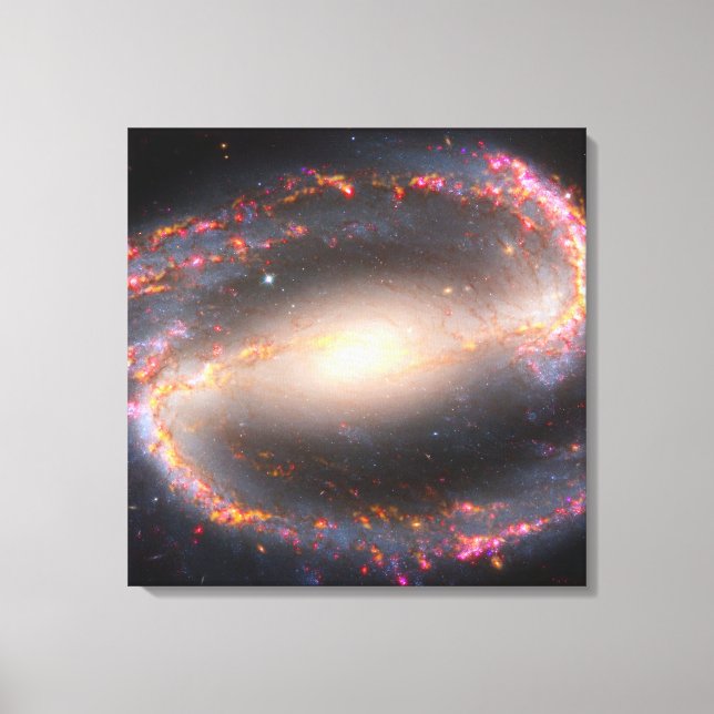 Toile Galaxie Spirale Ngc 1300. (Recto)