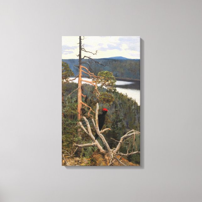 Toile Gallen-Kallela - Grand pic noir 1894 (Recto)