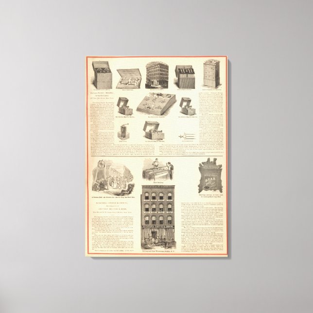 Toile Galvano Faradic Manufacturing Company Bickford (Recto)