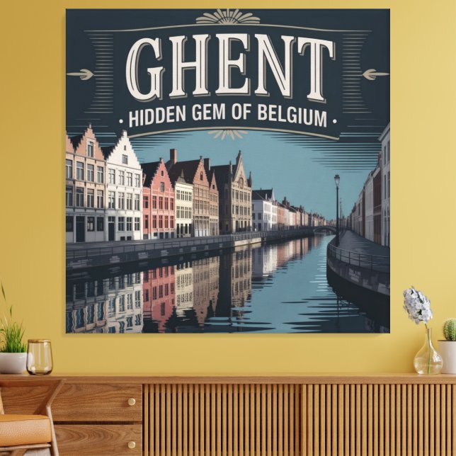 Toile Gand - Joyau Caché de la Belgique (Insitu(Salon))