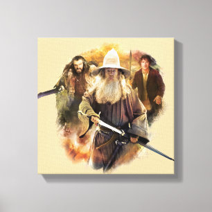 Toile Gandalf, THORIN OAKENSHIELD™ et BILBO BAGGINS™