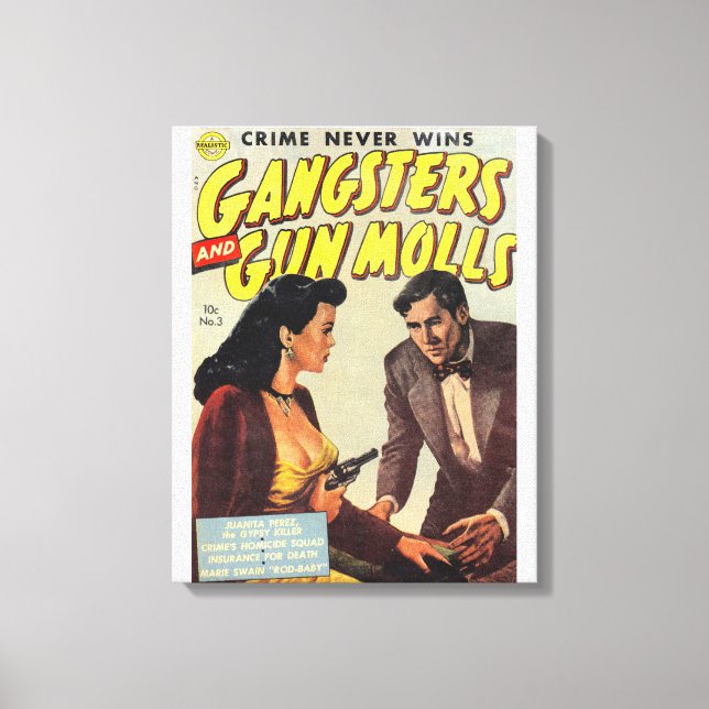 Toile Gangsters et poupées d'armes à feu (Recto)