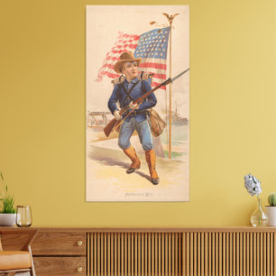 Toile Garçon américain