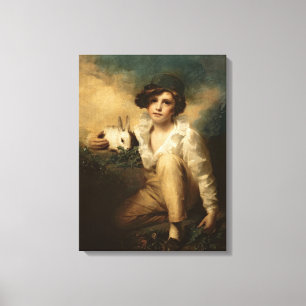 Toile Garçon et lapin, c.1814