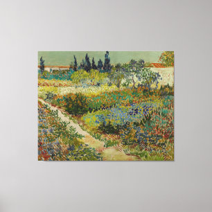 Toile Garden at Arles by Vincent Van Gogh