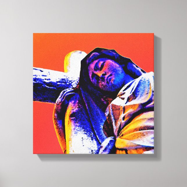 Toile Garder l'art du cimetière de foi (Recto)