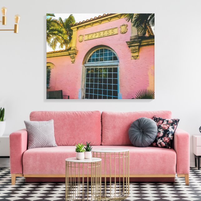 Toile Gare Tropicale Façade (Insitu(Salon))