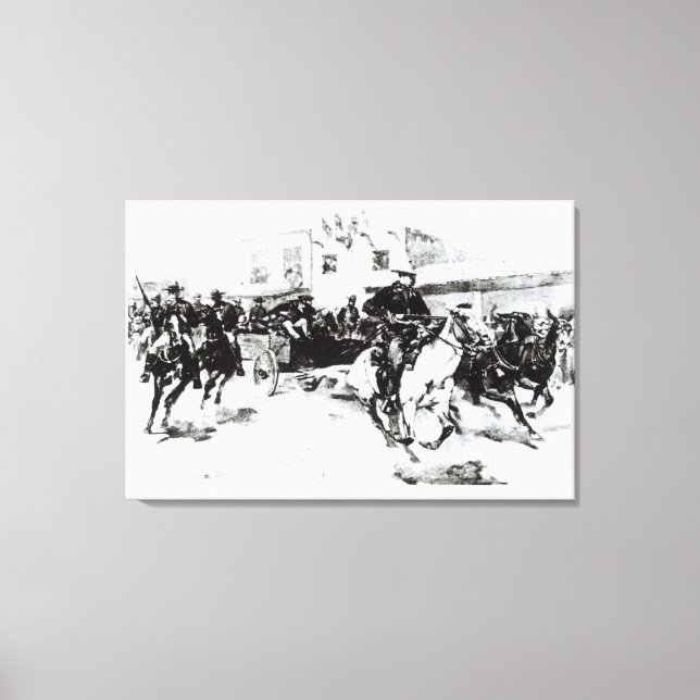 Toile Garret fait entrer Billy the Kid, 1880 (Recto)