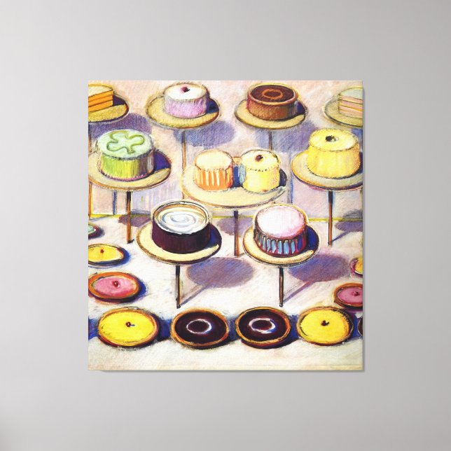 Toile Gâteaux - Wayne Thiebaud (Recto)