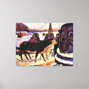 Toile Gauguin - Nuit de Noël