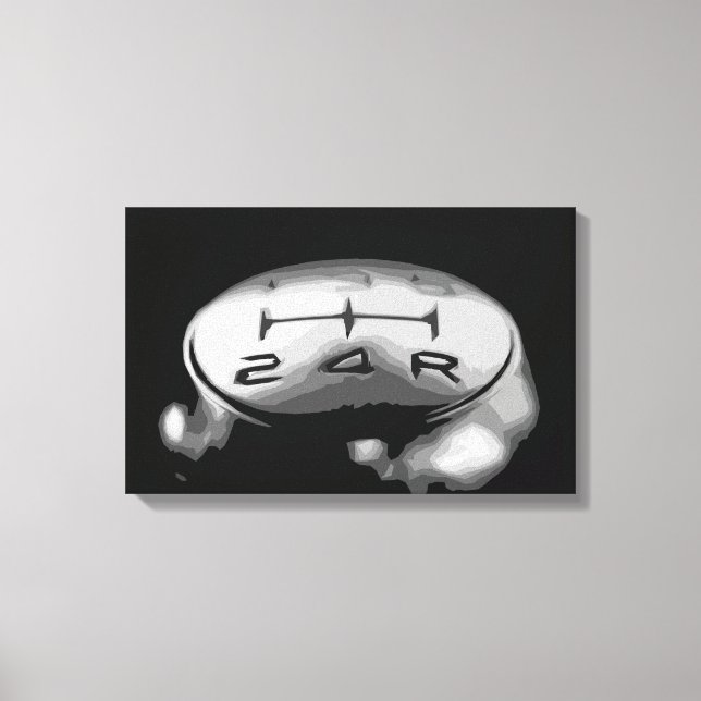 Toile Gear Knob d'une voiture de sport de luxe Design si (Recto)