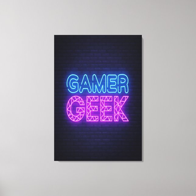 Toile Geek gamer (Recto)