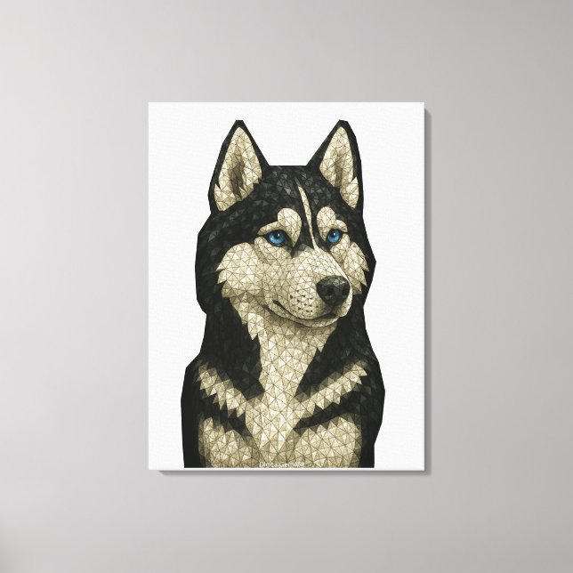 Toile Gemme de Husky Sibérien (Recto)