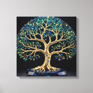 Toile Gemstone Tree of Life