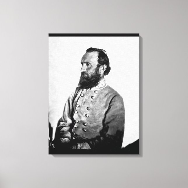 Toile Gen. "Stonewall" Jackson, image de guerre (Recto)