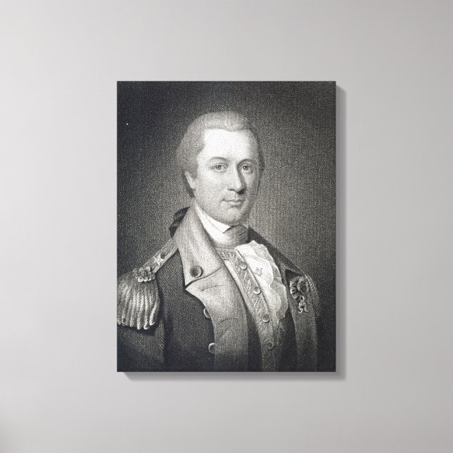 Toile Général Otho Holland Williams (1749-1794) gravé pa (Recto)