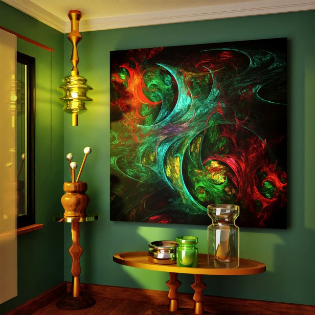 Toile Genesis Nova Abstrait Art Enveloppé Canvas Imprime (Genesis Nova Abstract Art Wrapped Canvas Print)