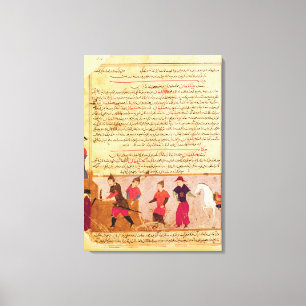 Toile Genghis Khan et ses fils par Al-Vacarme de Rashid