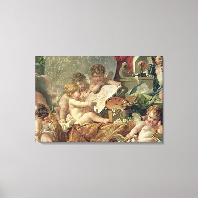 Toile Genius Enseigner les Arts, 1761 (Recto)