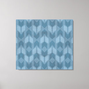 Toile Geo Step extérieur   Motif Flèche bleue