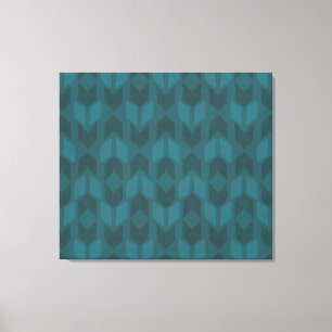 Toile Geo Step extérieur   Motif Turquoise foncé